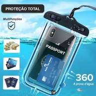 Kit 2 Capas Celular Universal à Prova D'água - Proteção Total para Chuva e Shows! - imagem 3
