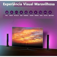 Barra de Luz LED RGB com Controle Remoto e Sincronização Musical - Transforme Seu Ambiente! - imagem 3
