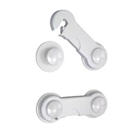 Kit Travas de Segurança para Portas e Gavetas - Proteção Infantil com Fixação Fácil (2 Unidades Branco) - imagem 2