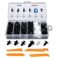 Kit 100 Presilhas e Grampos Universais para Parabarro e Parachoque - Fixação Automotiva Reforçada - imagem 1