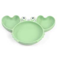 Pratinho Caranguejo com Divisória e Ventosa Silicone - Seguro e Divertido para Bebês - imagem 2