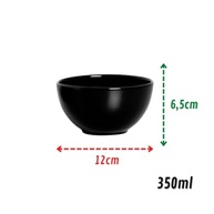 Kit Tigela de Porcelana Colorida Preta 440ml - Elegância e Versatilidade na Sua Mesa - imagem 3
