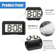 Relógio Digital Jumbo para Carro: Hora e Dia com Visor LCD e Suporte Flexível (Preto) - imagem 4