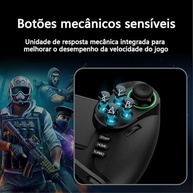 Controle VivazTech Ipega RGB: Jogue no Celular, PS3, PC e Mais com Bluetooth e Gatilhos Hall - imagem 5