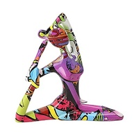 Estátua de Yoga em Resina - Decoração Elegante para Casa e Estúdio - imagem 2