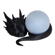 Suporte Dragão Preto para Echo Dot 5ª/4ª Geração: Design Único e Funcional - imagem 1