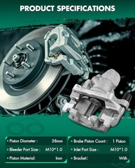 Pinça de Freio Traseira Esquerda SCITOO 19B6284B com Suporte para Ford EcoSport e Focus - imagem 3