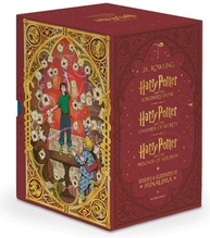 Box Harry Potter Edição Minalima: Livros 1-3 Ilustrados e Interativos - imagem 3