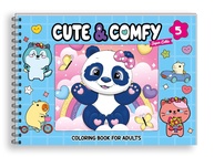 Livro de Colorir Adulto Cute & Comfy Super Extra Edição 05: Relaxamento e Criatividade com Capa Holográfica - imagem 1