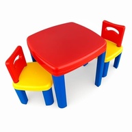 Mesa Didática Infantil com Cadeiras - Conjunto Educativo Colorido para Aprendizado Lúdico - imagem 5