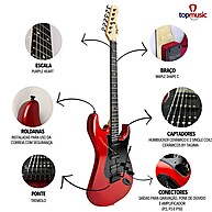 Tagima Sixmart: Guitarra Elétrica com Efeitos - imagem 2