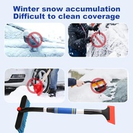 Bohany Escova de Neve Telescópica: Limpeza Eficaz e Segura para Seu Carro no Inverno - imagem 5