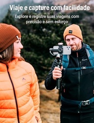 iSteady M6 Kit: Gimbal Estabilizador 3 Eixos com IA, Luz RGB e Bateria 18h para Smartphones - imagem 5