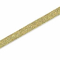 Elástico Chato Dourado 6mm: 10m para Artesanato e Costura - imagem 1