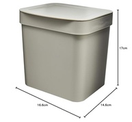 Lixeira Trium LX 500 BGF 2,5L Bege – Design Elegante e Prático para Qualquer Cômodo - imagem 4