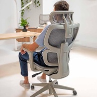 Cadeira de Escritório Ergonômica Elements Siggy Cinza – Conforto e Estilo para seu Home Office - imagem 3