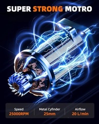 Bomba de Ar Elétrica 6000mAh 150PSI: Compressor Portátil para Carro, Bike e Mais! - imagem 4