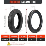Kit 2 Pneus e Câmaras 12.5x2.25 para Scooter Elétrica Razor Pocket Mod e Similares - imagem 3