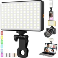 Iluminação Selfie RGB com Clipe Ajustável: Eleve Seus Vídeos e Fotos! - imagem 1