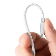 Cabo USB-C para Lightning ELG 2m Branco: Carregamento Rápido 27W e Durabilidade Extrema - imagem 3