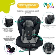 Cadeira de Carro Maxi Baby Elite 4 em 1: Segurança e Conforto de 0 a 36kg - imagem 5