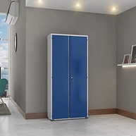 Armário Elite Aço Cinza Cristal/Azul – Organização Moderna e Resistente - imagem 3