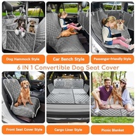URPOWER Capa de Assento de Carro 6 em 1 para Cães: Proteção 100% Impermeável e Conforto Dividido 60/40 - imagem 3