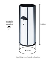Porta Guarda Chuva Martinazzo Home em Aço Inox 53x20cm - Modelo Organize - imagem 4