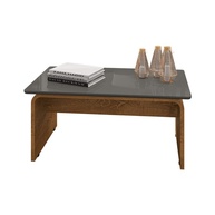 Mesa de Centro Moderna Lilibeth em Titanium/Naturale - Design Retrô para Sala de Estar - imagem 5