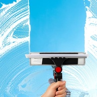 Mop Limpa Vidros 2 em 1 com Cabo Extensível 150cm e Base Rotativa 360° - Multiuso e Eficiente - imagem 5