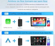 Adaptador CarPlay Sem Fio 2 em 1: Liberdade Instantânea para seu Carro - imagem 5