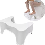Banquinho Ergonômico para Vaso Sanitário - Apoio em Cócoras com Base Antiderrapante - imagem 1
