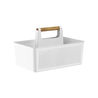 Organizador Multiuso 8L Flow com Alça em Bambu - Branco - imagem 2