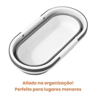 Balde Dobrável Retrátil 26L em Silicone - Flexível, Resistente e Compacto para Limpeza e Jardinagem - imagem 4