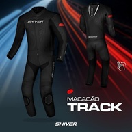 Macacão Moto Speed 2 Shiver: Segurança e Estilo em Couro para Motociclistas - imagem 3