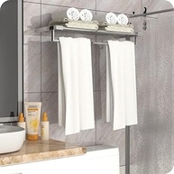 Toalheiro de Parede Duplo em Inox – Estilo Hotel com Design Moderno e Resistência Premium - imagem 4