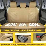 LINGVIDO Capas de Assento de Carro Premium: Luxo e Proteção em Couro Napa para Seu Veículo - imagem 5