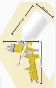 Pistola de Pintura Profissional 1.4mm 600ml: Acabamento Impecável em Veículos e Móveis - imagem 3
