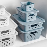 Cesta Organizadora G em Branco - Resistente e Versátil para Casa e Escritório - imagem 5