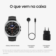Samsung Galaxy Watch8 Classic Smartwatch 46mm LTE com Galaxy AI - Design Premium em Aço Inoxidável - imagem 4