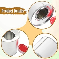 Lata de tinta e versátil de 0,5L, em metal, ideal para detalhamento automotivo, vernizes, materiais líquidos, lubrificantes e revestimentos. - imagem 5