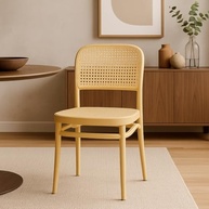 Kit com 4 Cadeiras de Jantar Roma - Design Moderno em Polipropileno Nude - imagem 3