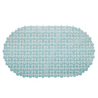 Tapete de PVC com Antiderrapante para Banheiro - Segurança e Estilo em Azul 63x35cm - imagem 1