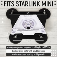 Suporte Magnético Starlink Mini: Instalação Rápida e Segura em Veículos e Embarcações - imagem 3