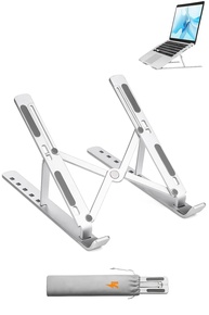 Suporte Ergonômico para Notebook e Tablet em Alumínio – 6 Níveis de Ajuste, Dobrável e Portátil com Estojo - imagem 1