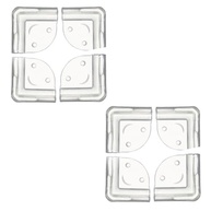 Protetor de Quina Infantil - 8 Unidades Silicone Transparente para Segurança em Cantos de Móveis - imagem 2