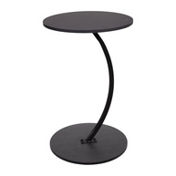 Mesa de Apoio Redonda em Aço Carbono | Design Moderno e Versátil para Ambientes Pequenos - imagem 1
