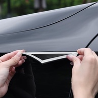 Emblema Lateral 3D Metal Liga de Zinco para Carro - Elegância e Durabilidade (Prata/Preto) - imagem 2