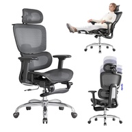 Cadeira Ergonômica de Escritório com Ajuste 3D, Encosto e Apoio Lombar Adaptativo, Malha Respirável - imagem 1