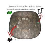 Kit Assento e Encosto Estofado para Cadeira de Escritório - Conforto e Estilo para sua Secretaria - imagem 4